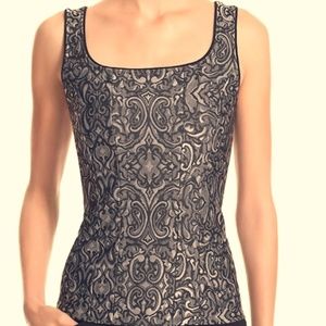 White House black market jacquard tank